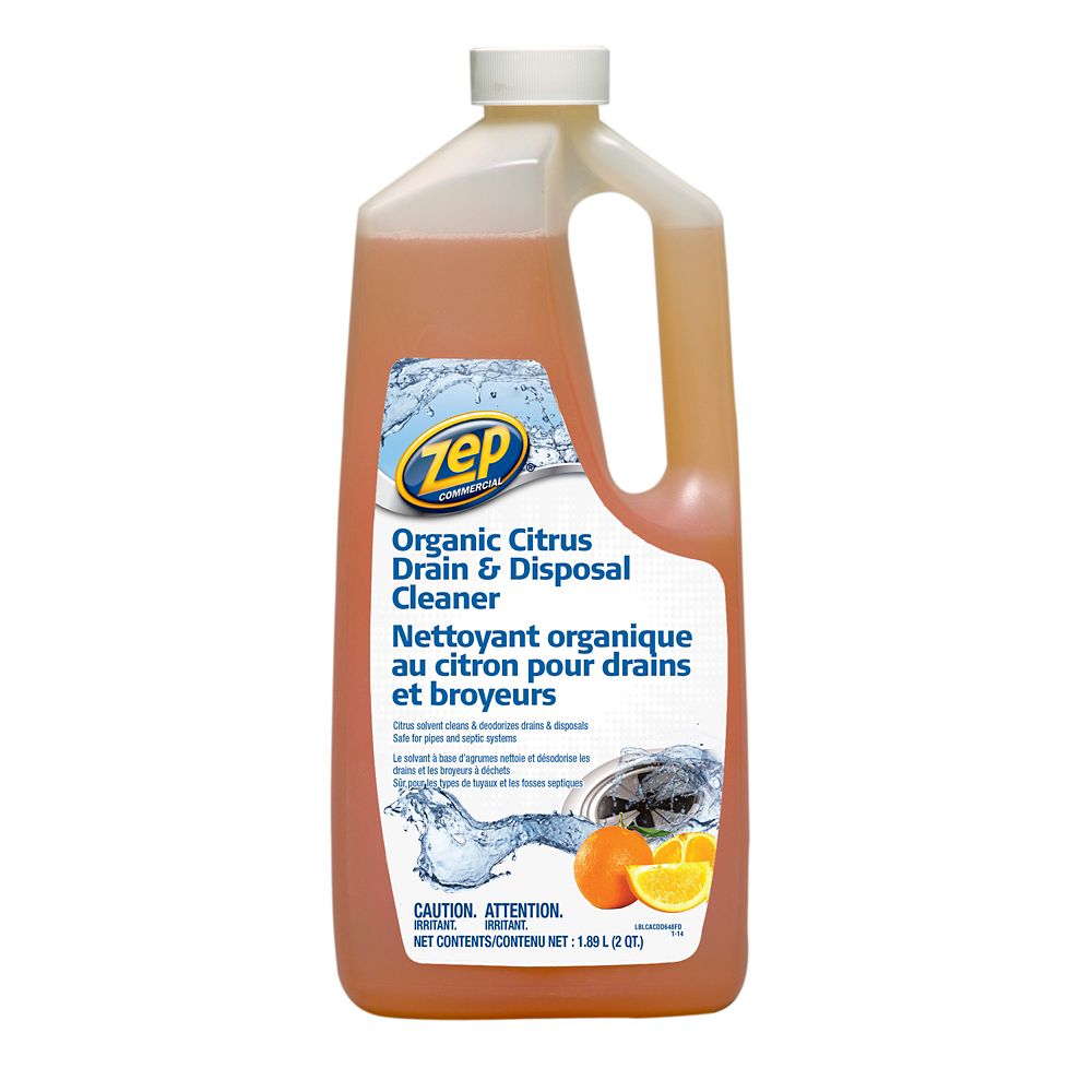 Zep Commercial Organic Citrus Drain & Disposer Cleaner The Home Depot