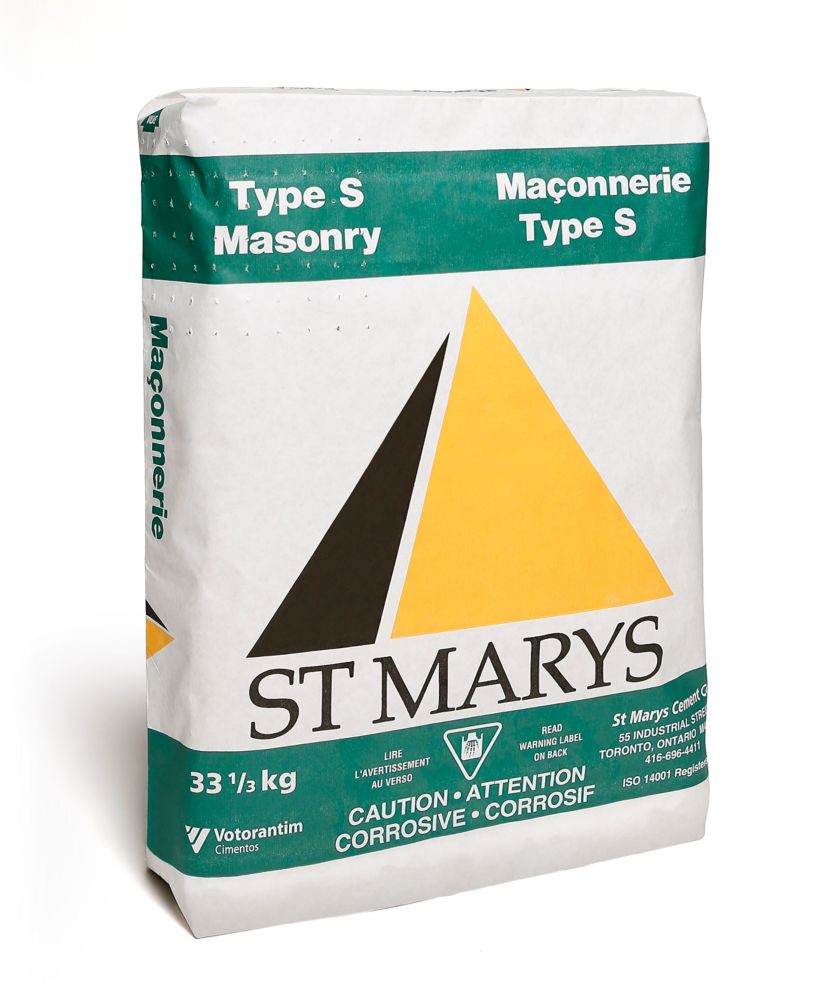 St. Mary Type S Masonry Cement | The Home Depot Canada