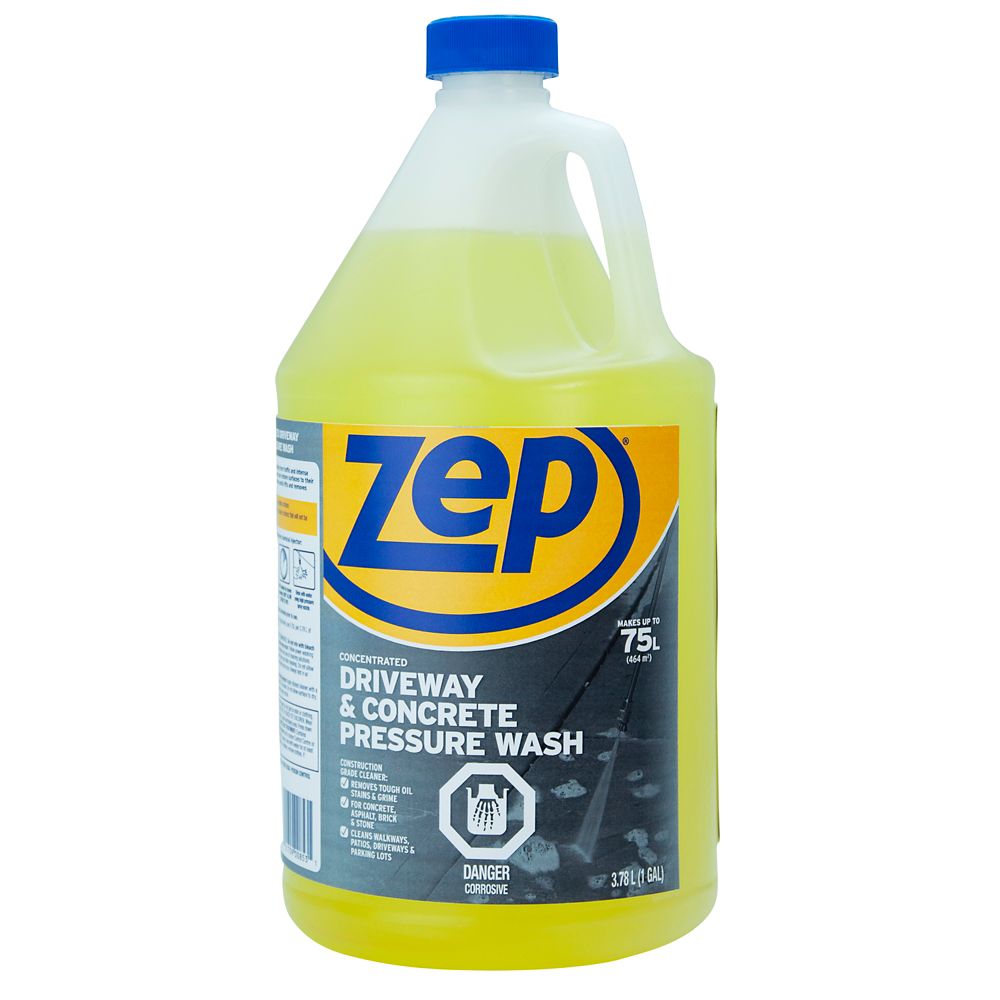 zep 78l cleaner driveway wash concrete pressure