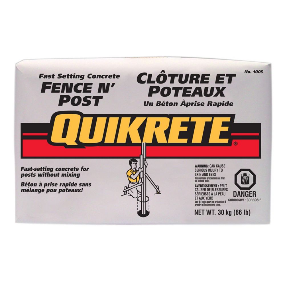 Quikrete FENCE N' POST Concrete Mix 30kg | The Home Depot ...