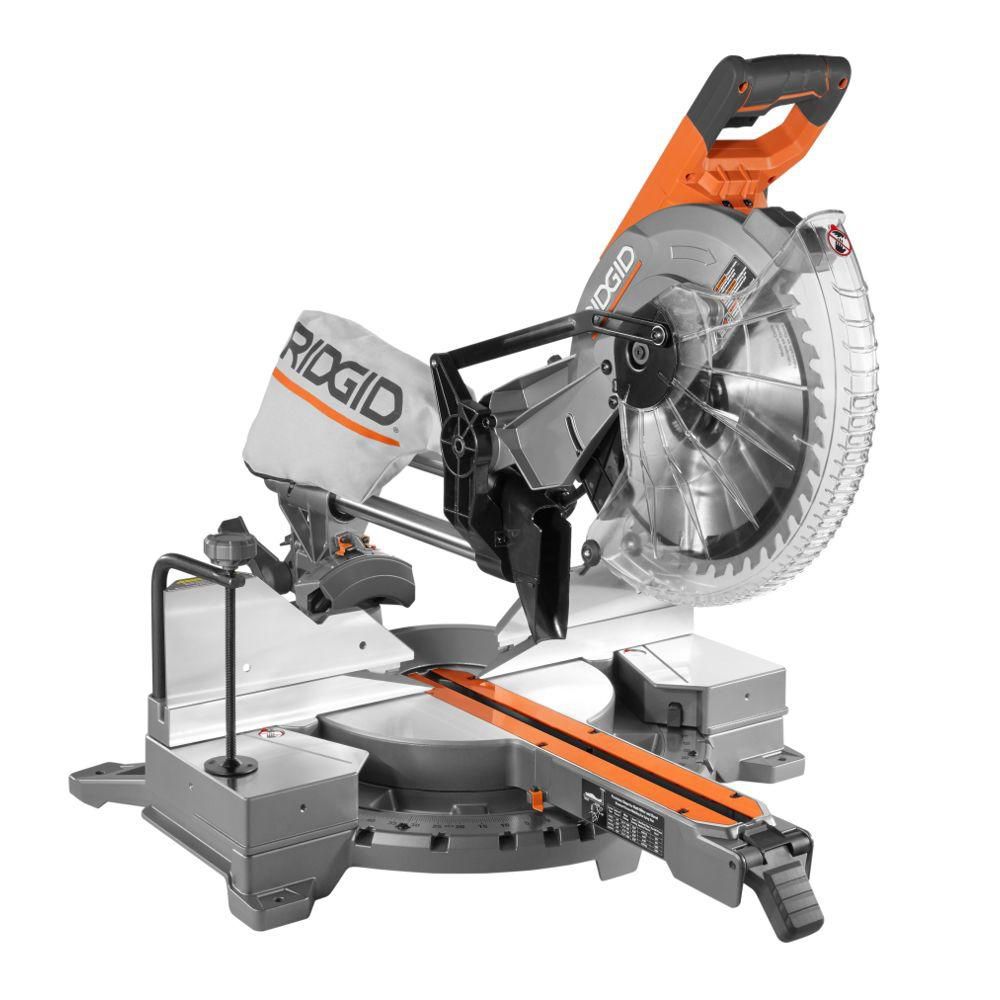 15 Amp Corded 12 Inch Dual Bevel Sliding Miter Saw With 70 M Capacity