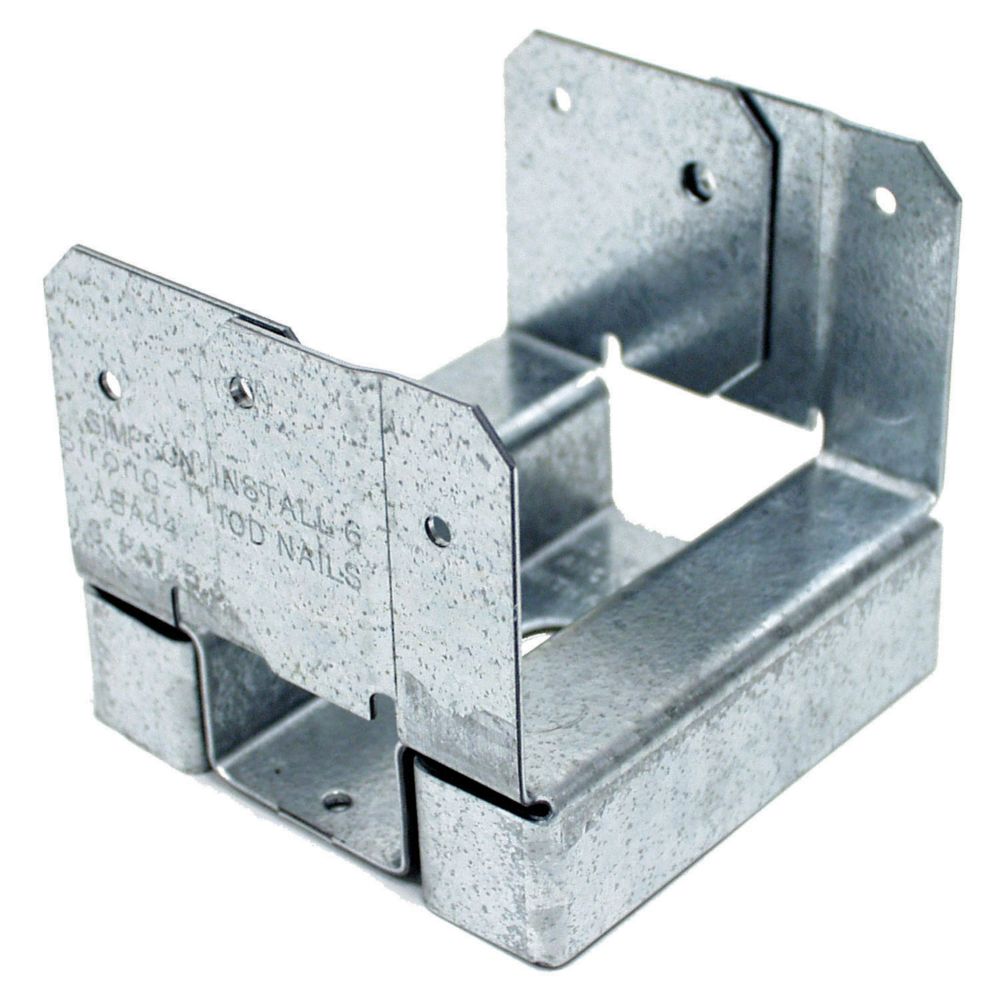 Simpson Strong-Tie ABA 4x4 ZMAX Galvanized Adjustable Post Base | The ...