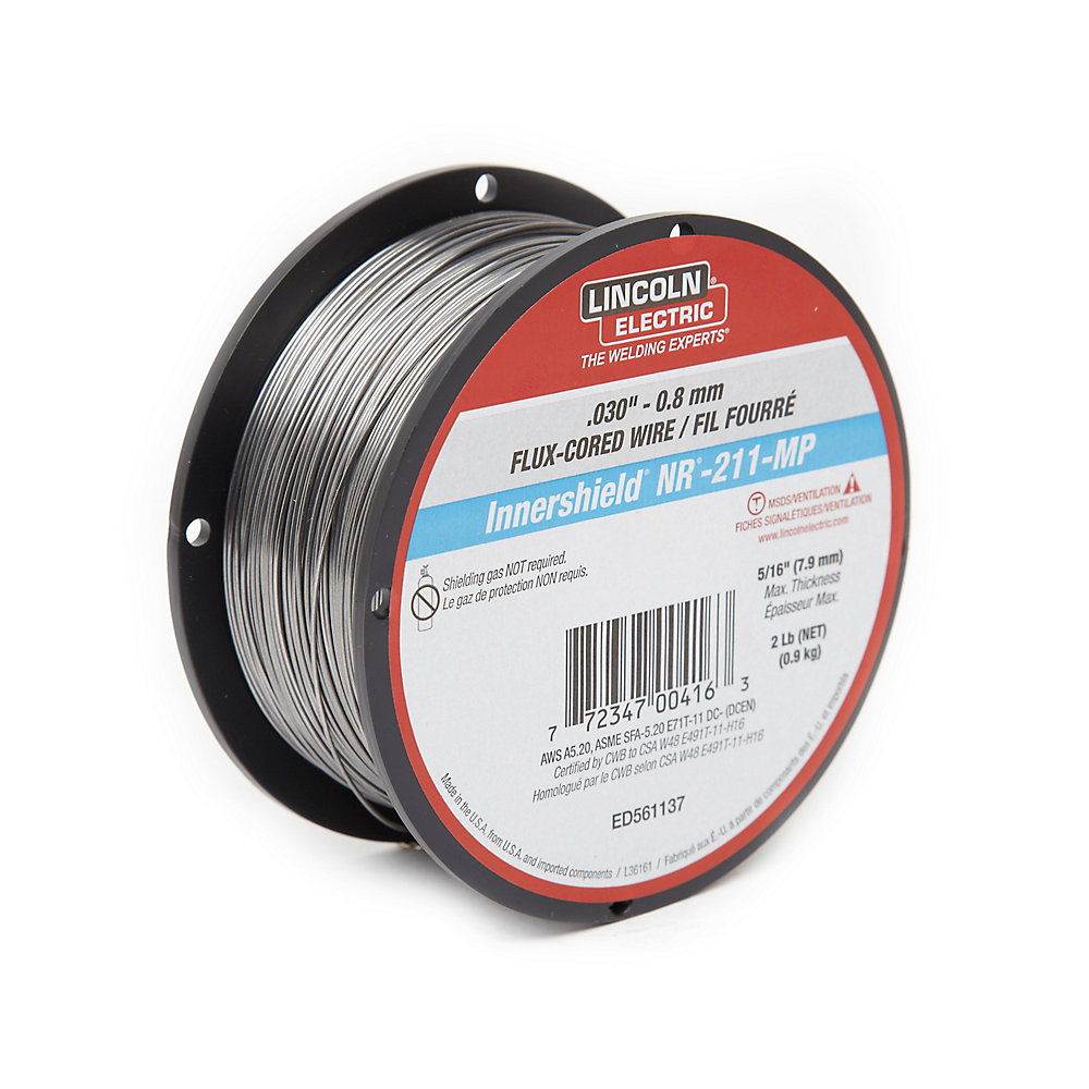 Lincoln Electric .030 Inch NR 211MP Flux Core Wire 2lb Spool The Home Depot Canada Lincoln Electric .030 Inch NR 211MP Flux Core Wire 2lb Spool The Home Depot Canada