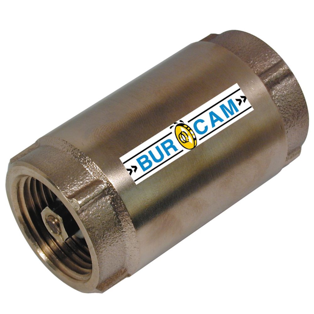 Bur-Cam 1-1/4-inch Brass Check Valve | The Home Depot Canada