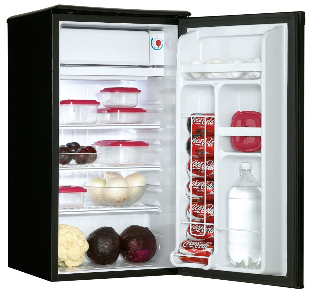 small refrigerator with freezer