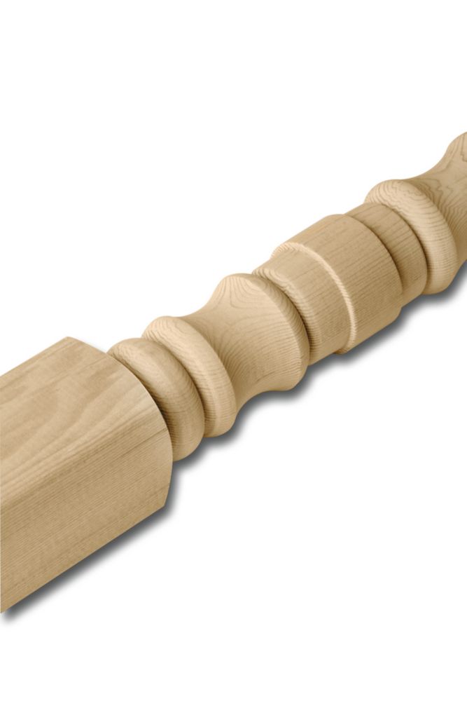 Alexandria Moulding Swivel Base for Adjustable Balusters Black The