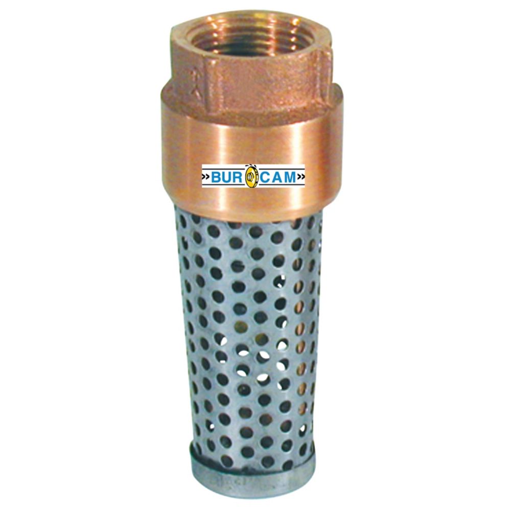 BurCam 1inch Bronze Foot Valve The Home Depot Canada