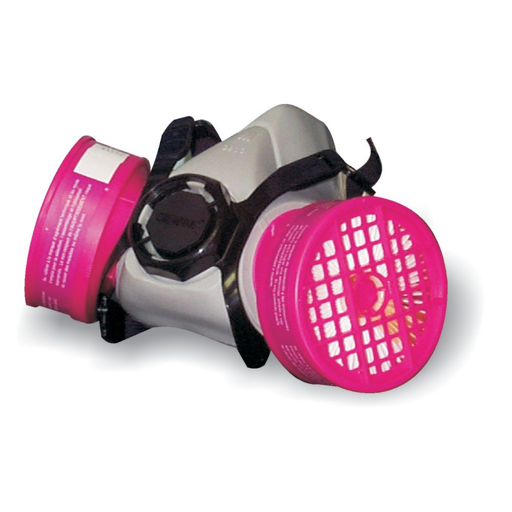 Workhorse Asbestos and lead respirator with cartridge The Home Depot