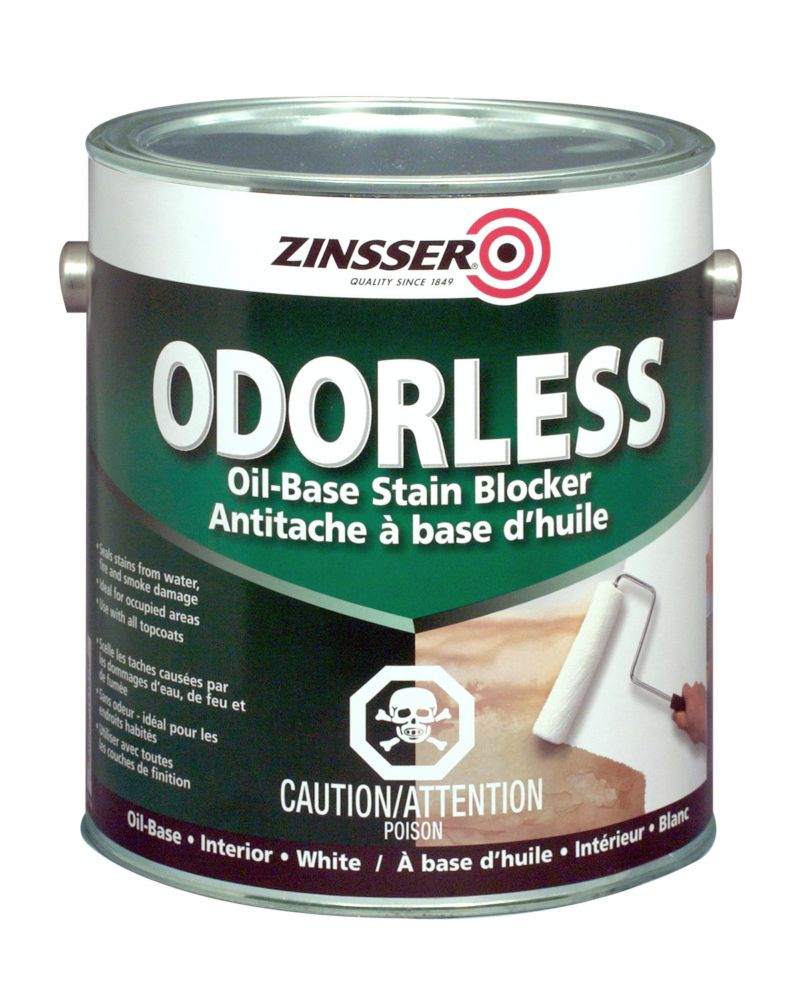 Zinsser Zinssr Odorless Primer 3.7L The Home Depot Canada
