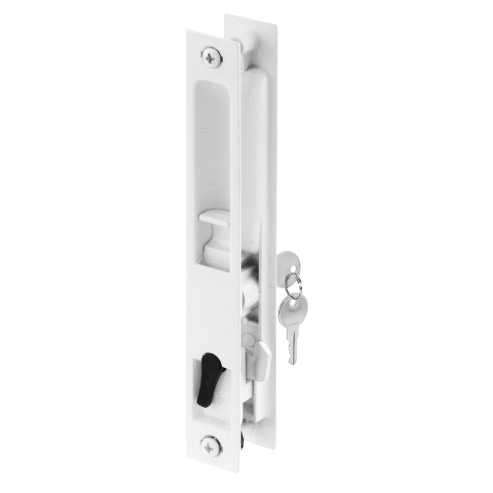 Prime Line White Patio Door Flush Lock