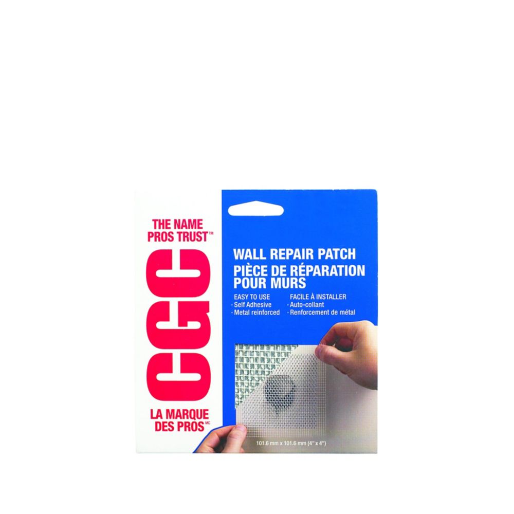 Adobe Service à La Clientèle Francais CGC Wall Repair Patch, 4 in x 4 in | The Home Depot Canada