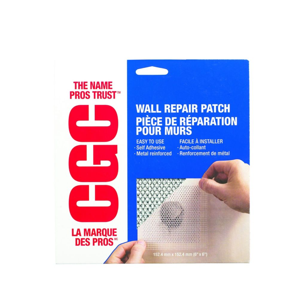 CGC Wall Repair Patch, 6 in x 6 in | The Home Depot Canada
