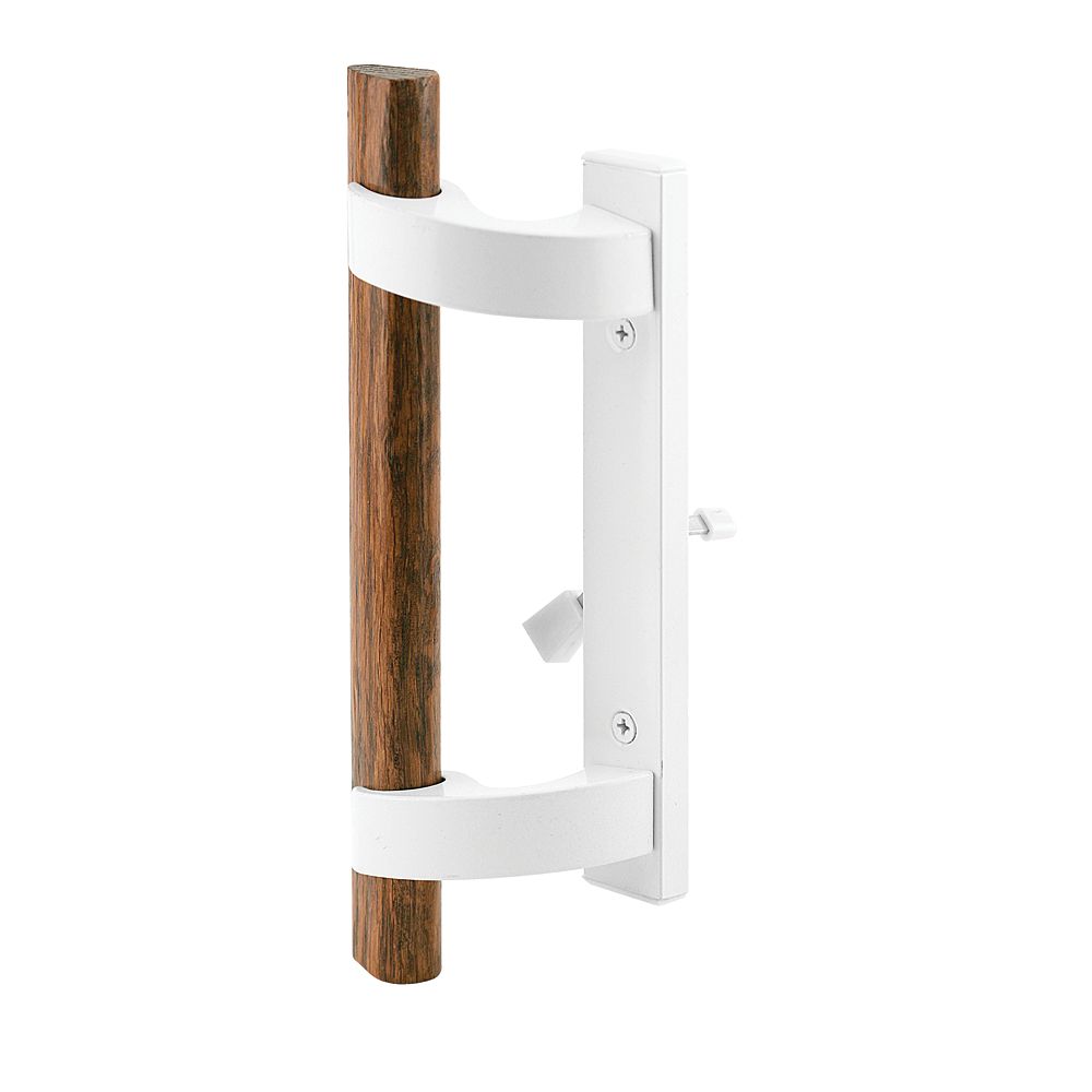 PrimeLine Poignée blanche de porte patio avec serrure à mortaise Home Depot Canada