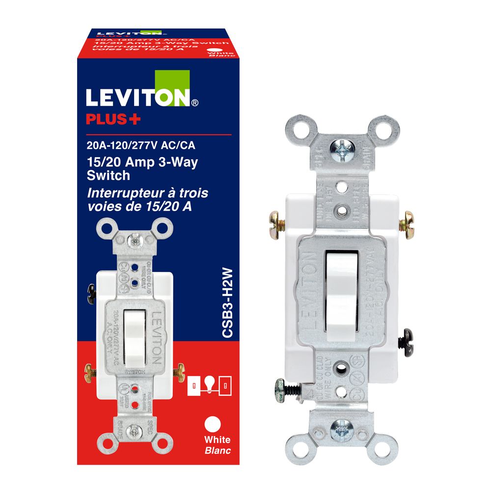 Leviton 3 Way Switch 20 Amp 120/277v | The Home Depot Canada