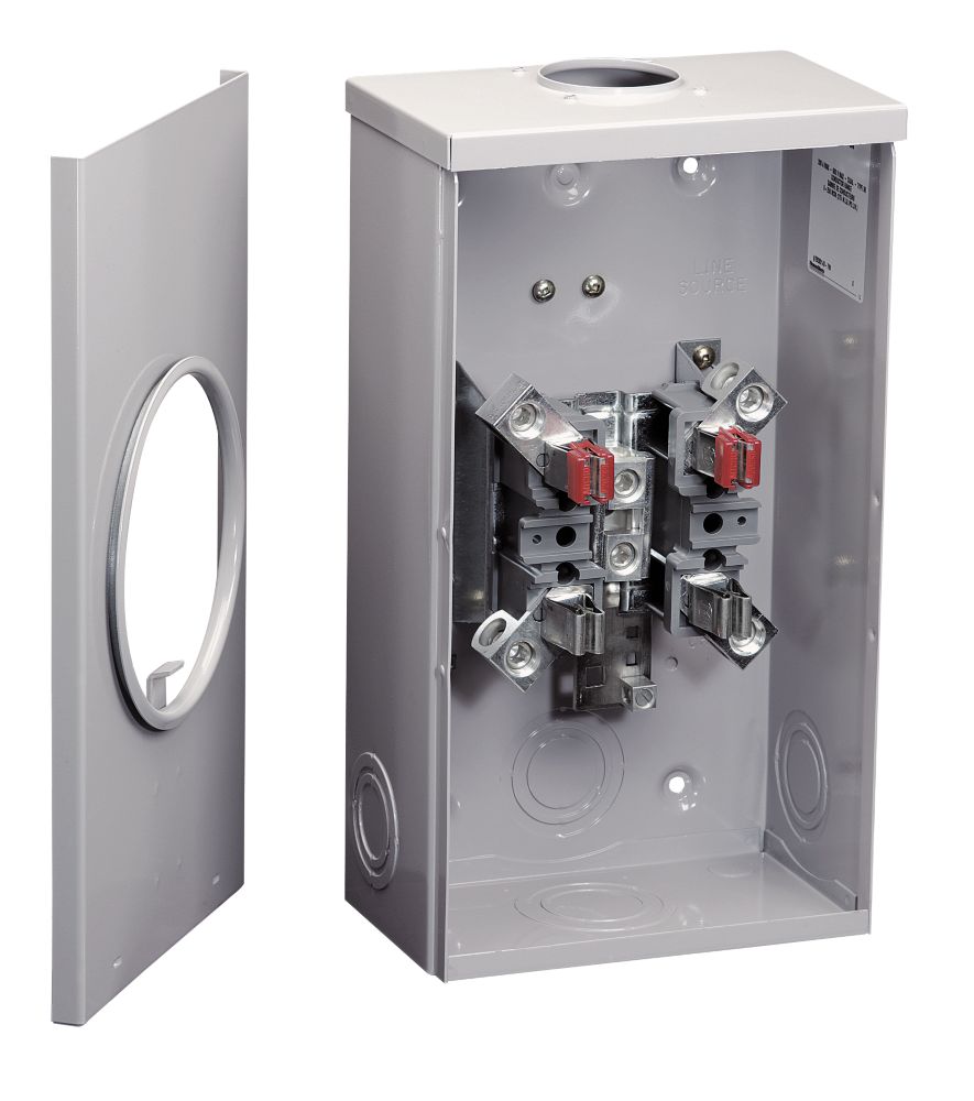 Microelectric 200A Overhead Meter Socket Neutral Ground The Home