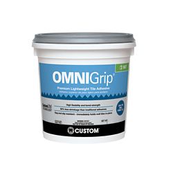 building custom adhesive omnigrip sealer tile 95l maximum strength grout gal