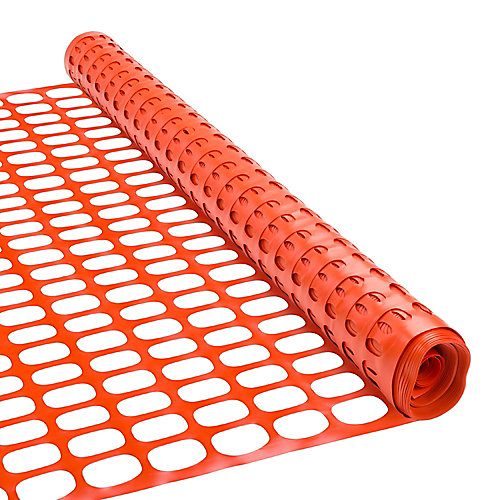 Peak Products Snow Fence 48 inches x 50 Feet - Orange | The Home ...
