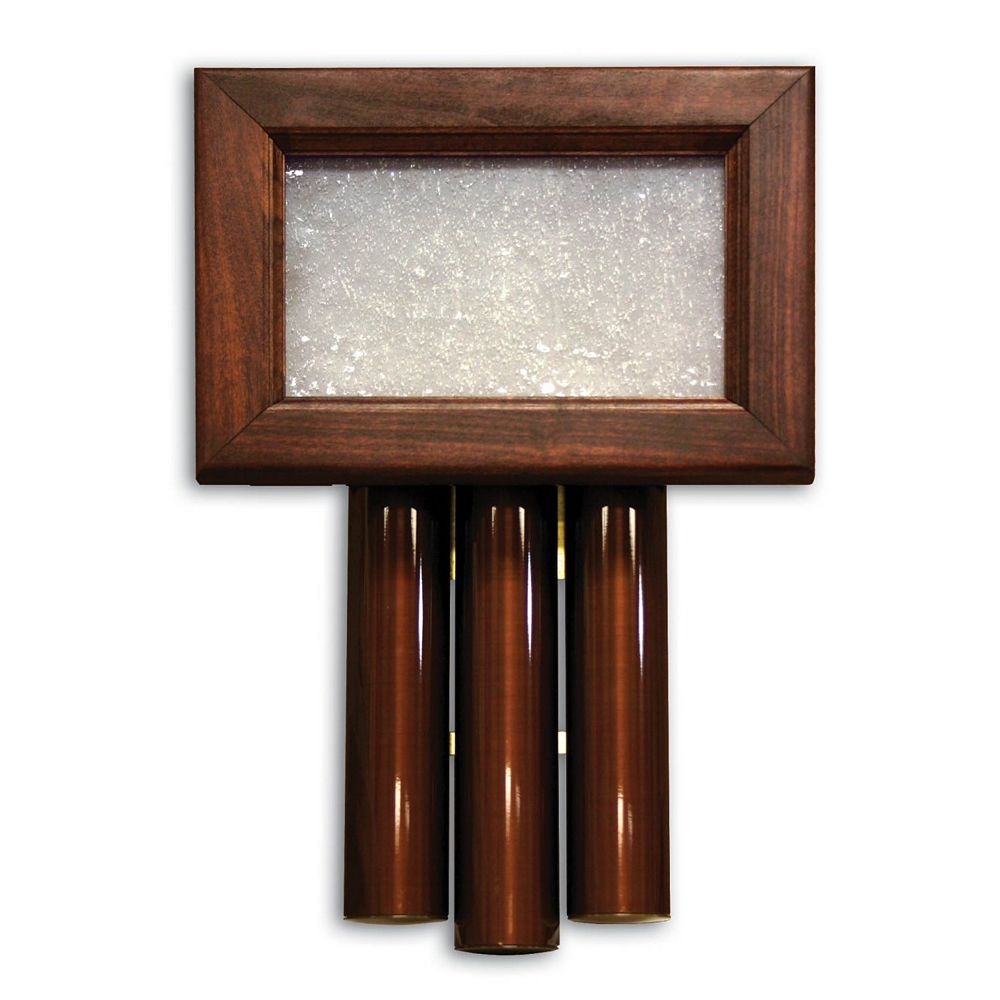 Heath Zenith Wired Door Chime With Mahogany Finish Cover And