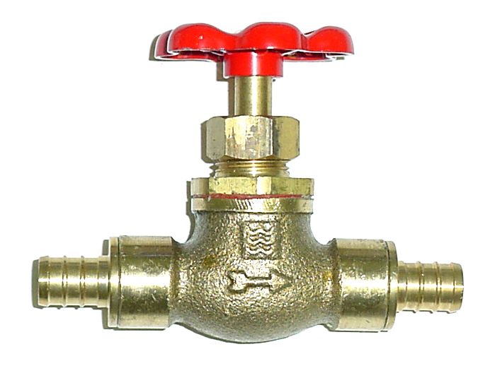 Pex Ready 1/2 Inch Stop Valve Pex X Pex | The Home Depot ...