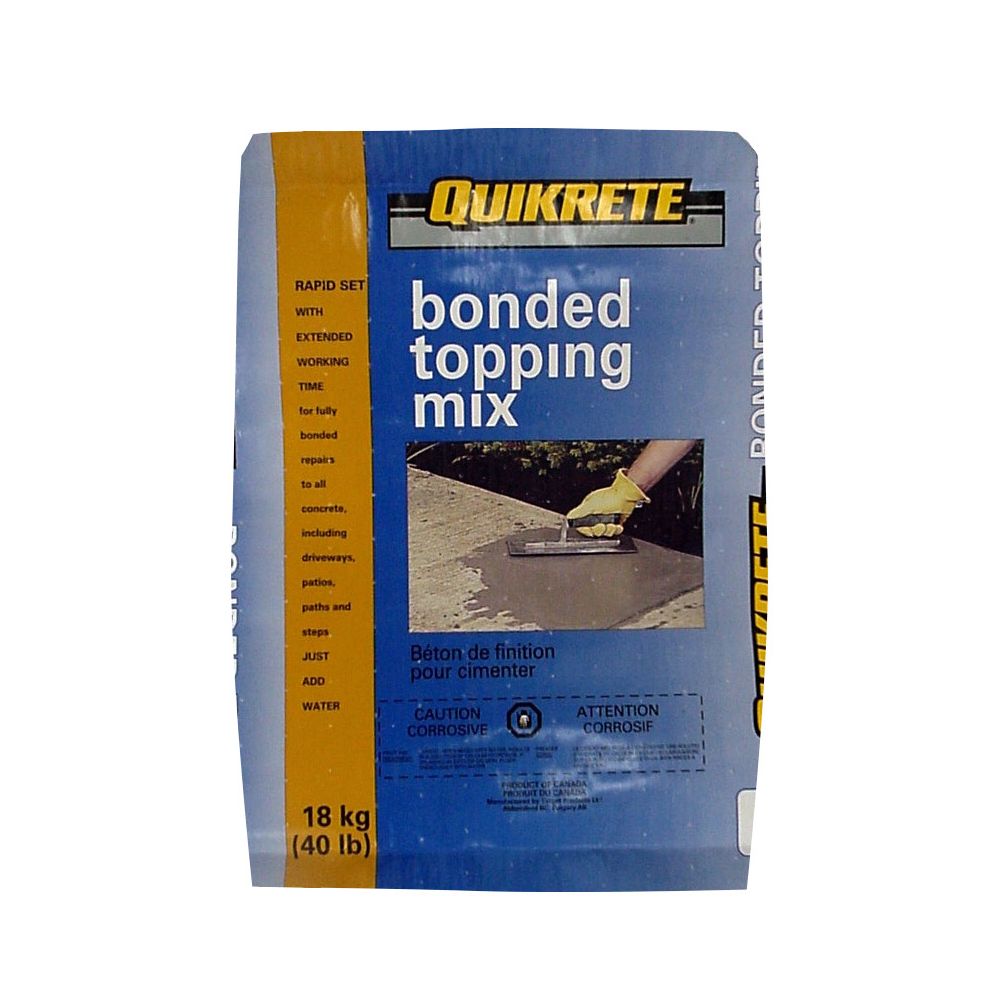 Quikrete Bonded Topping Mix 18kg Bag The Home Depot Canada