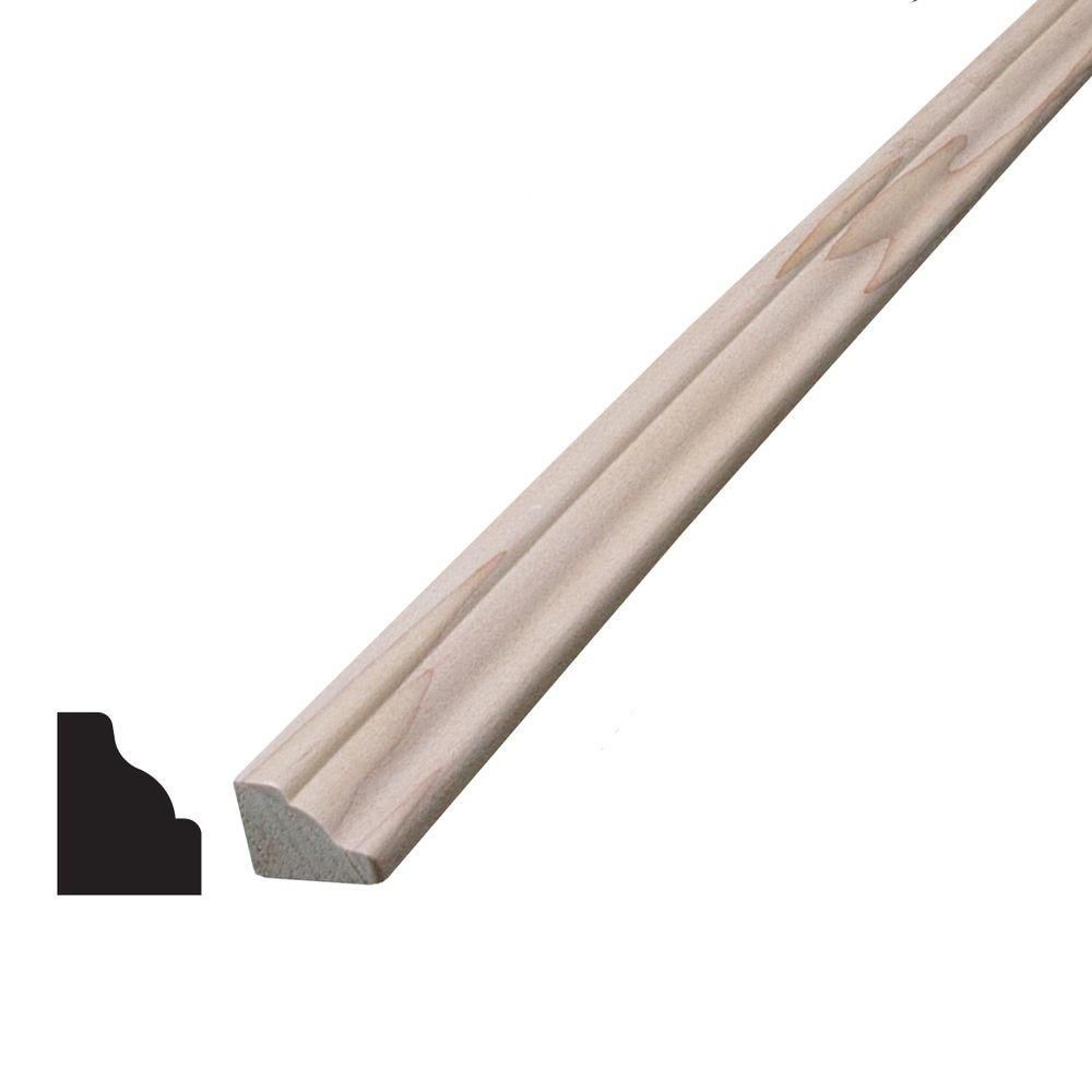 Alexandria Moulding Finger Jointed Pine Ogee/Crown 9/16 In. x 31/8 In