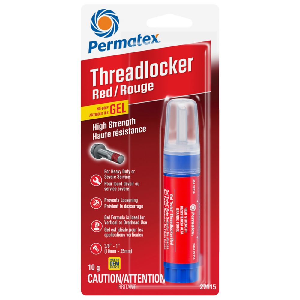 PERMATEX RED High Strength Threadlocker | The Home Depot Canada
