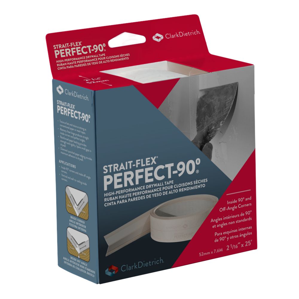 CGC StraitFlex Perfect 90 Flexible Drywall Corner Tape, 21/16 In. x
