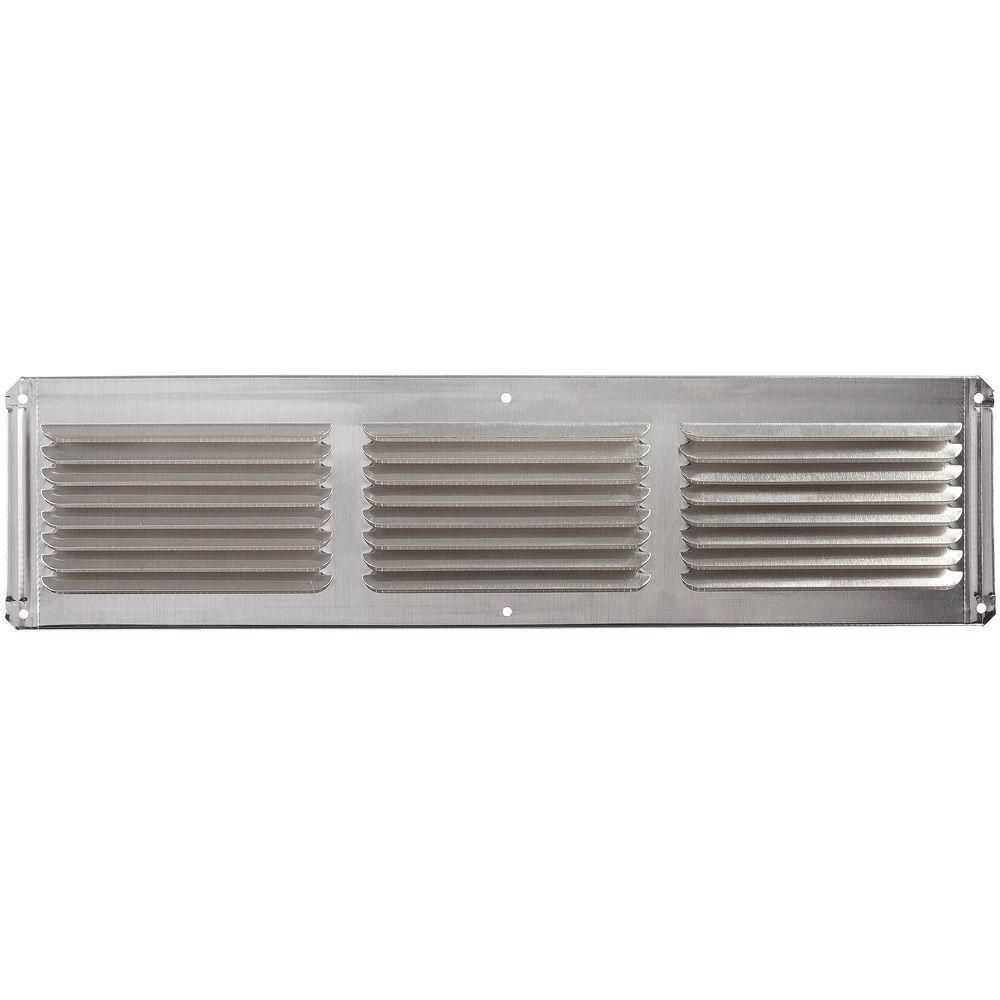 16 inch x 4 inch Mill Under Eave Vent Aluminum