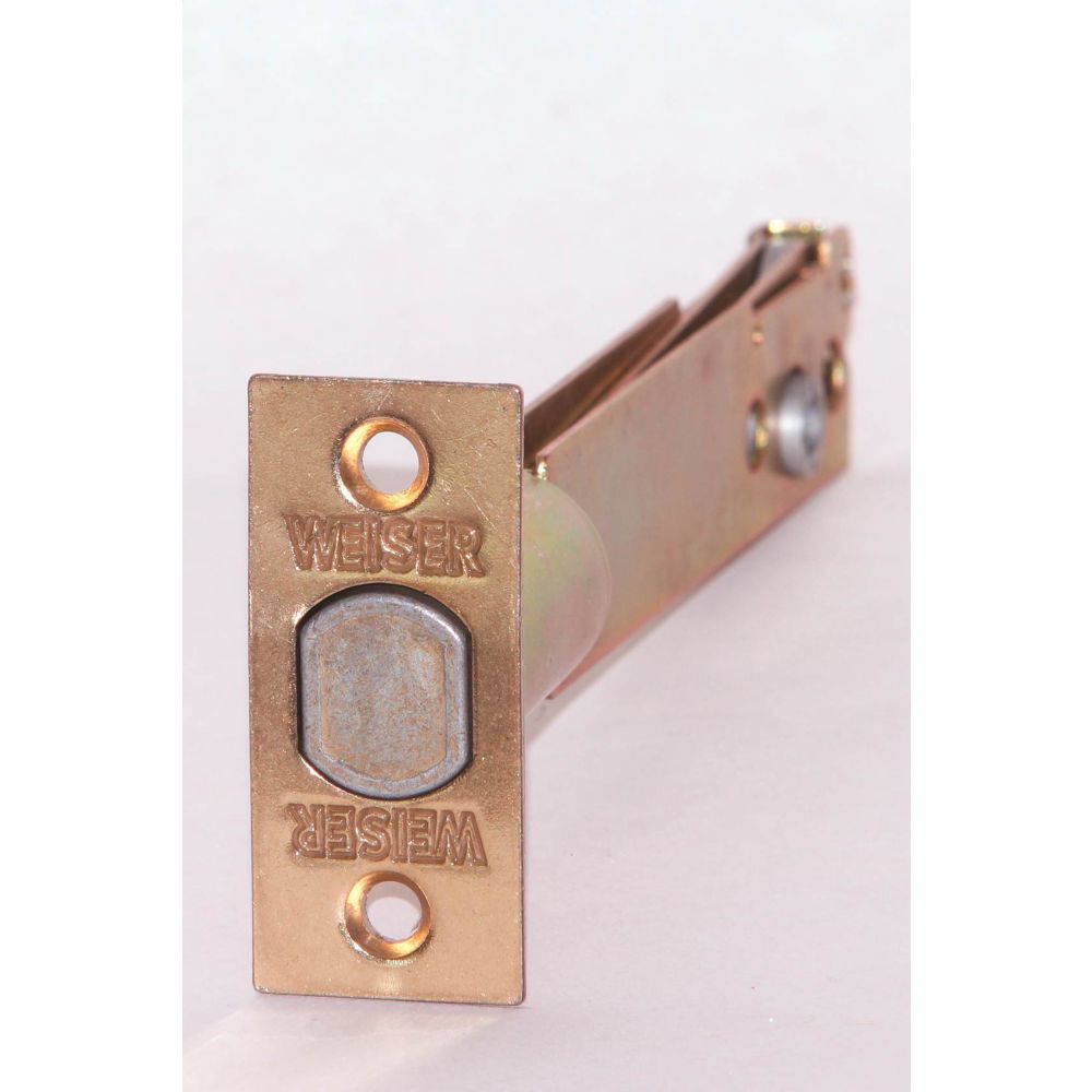 Weiser 5 Inch Adjustable Deadbolt Latch In Brass The Home Depot Canada