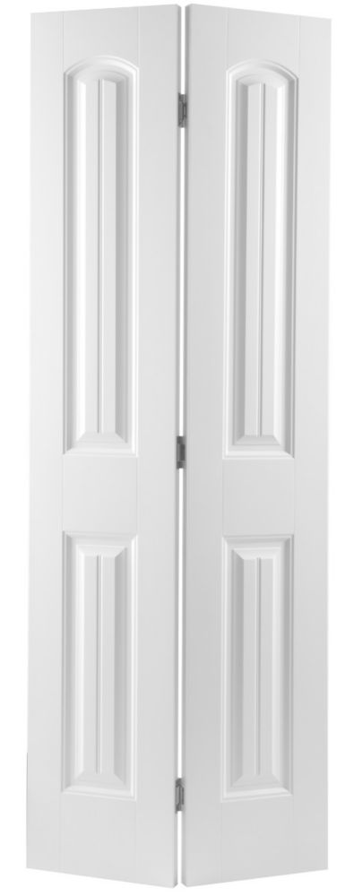 Masonite 24-inch X 80-inch 2-Panel Plank Smooth Bifold Door