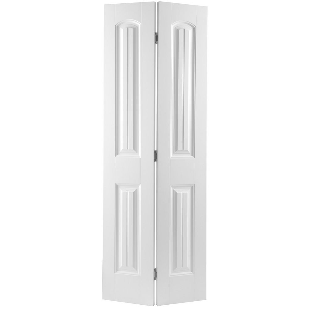 Masonite 36inch x 80inch 2Panel Plank Smooth Bifold Door The Home