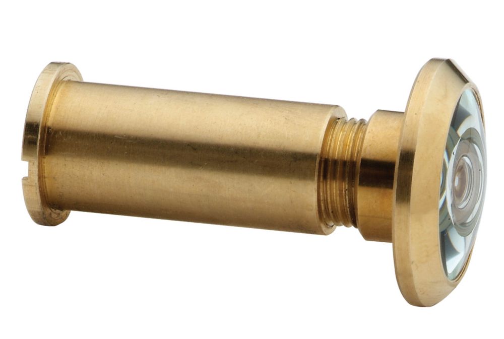 Home Improvement Satin Nickel 0 Degree Prime Line Products U Door Viewer Solid Brass Home Garden