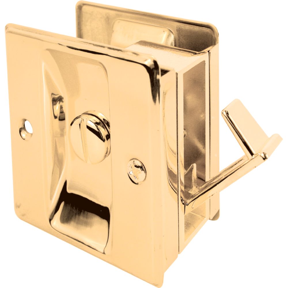 PrimeLine Solid Brass Pocket Door Privacy Latch The Home Depot Canada