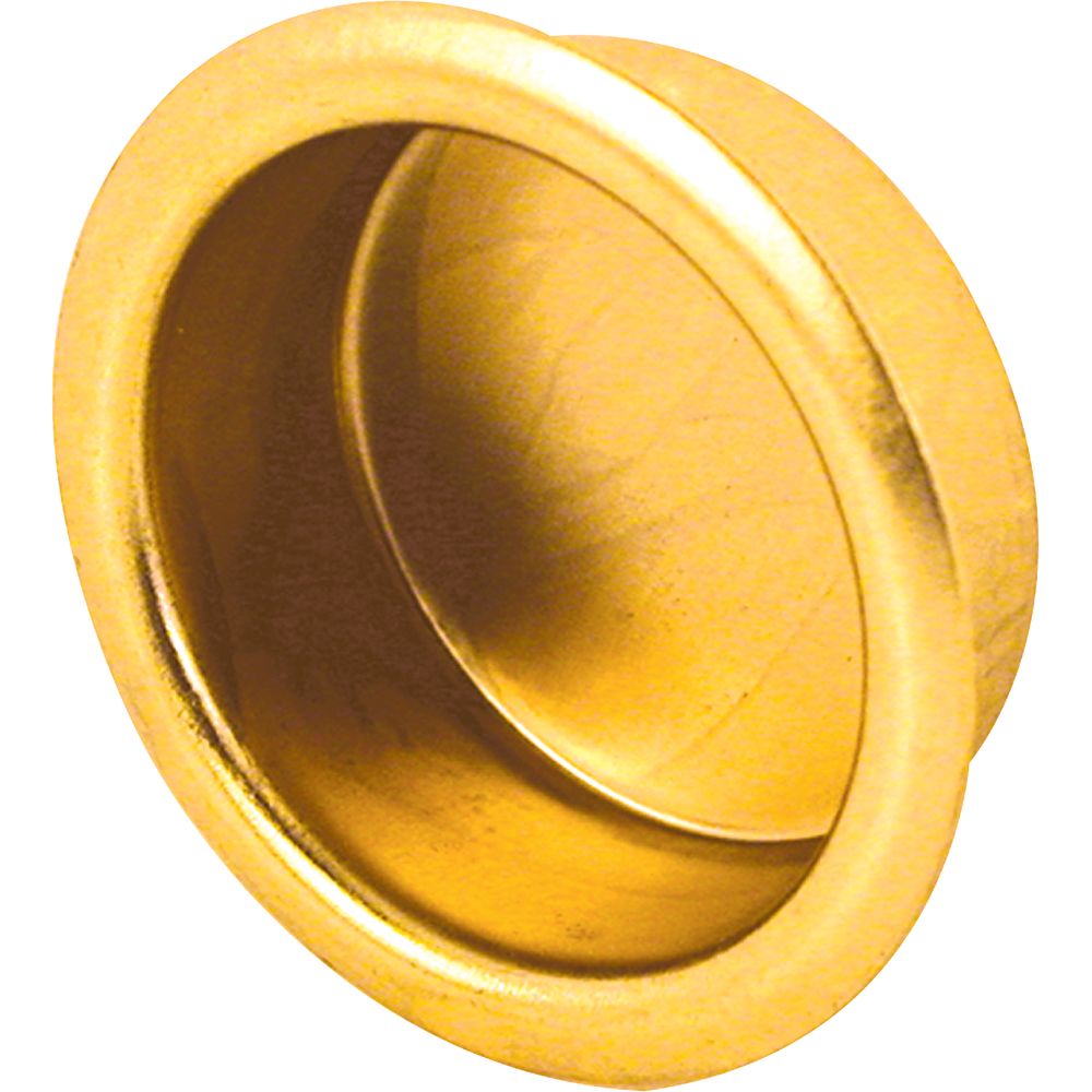 PrimeLine 3/4inch Brass Closet Door Finger Pull The Home Depot Canada
