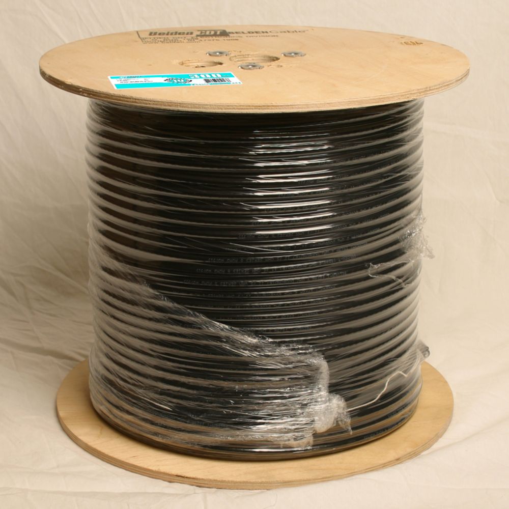 Canada Wire RG6 Coax Ft. 4 Rated Black Roll 300m The Home Depot Canada