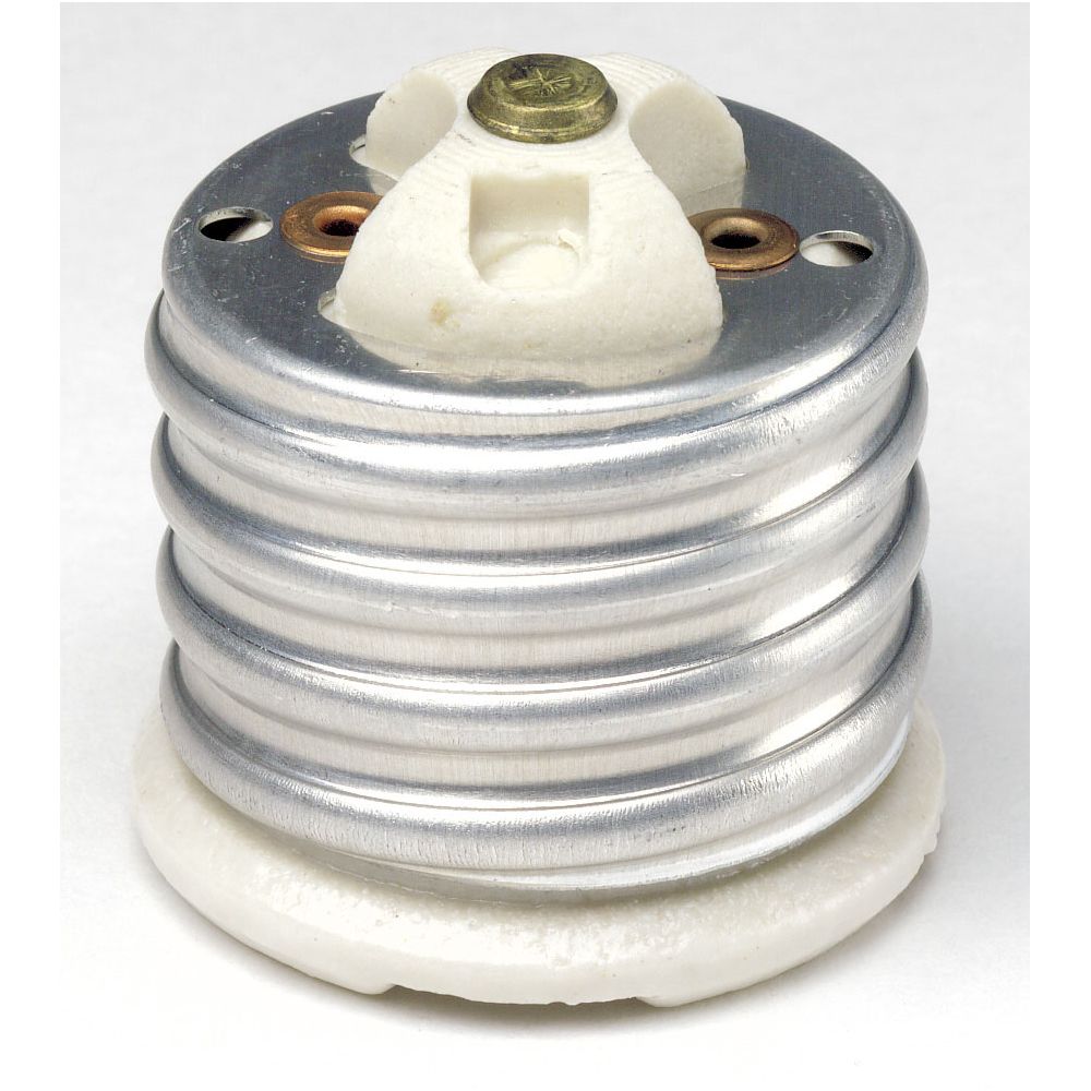 Leviton MogulMedium Base Incandescent Socket Adapter The Home Depot