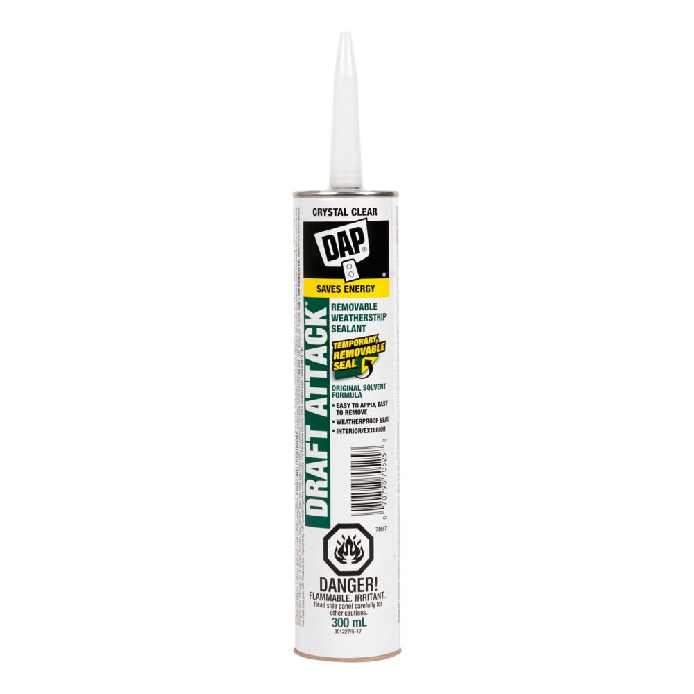 Dap 300ML Draft Attack Removable Caulk The Home Depot Canada