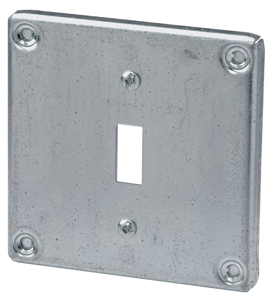 Iberville 4 In Square Cover Toggle Switch The Home Depot Canada