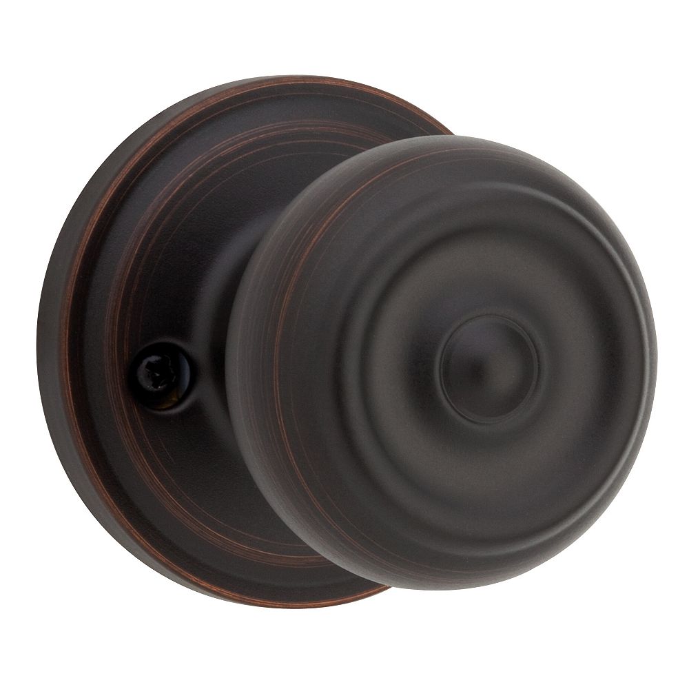 Weiser Phoenix Inactive Door Knob in Bronze The Home Depot