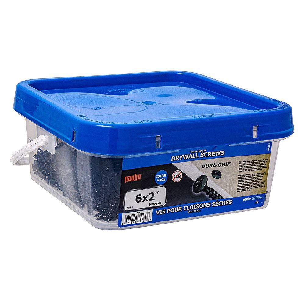 Paulin Papc 6x2 Coarse Drywall Screws 1000 The Home Depot Canada