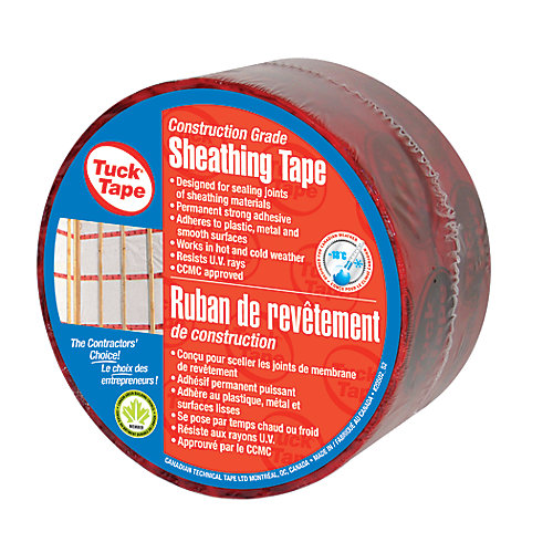 Tuck Tape Red Sheathing Housewrap Tape 60mm x 50m | The Home Depot ...