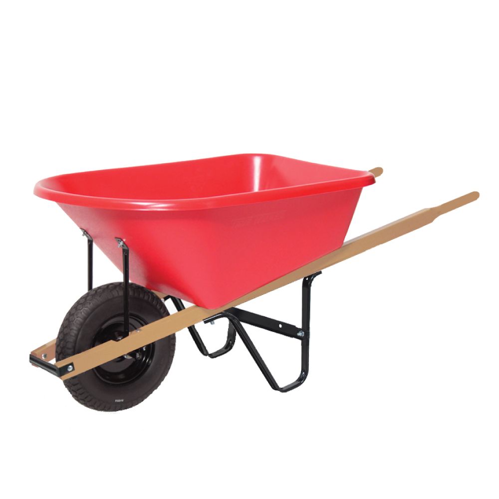 Wheelbarrow 6 cu. ft. Poly Tray