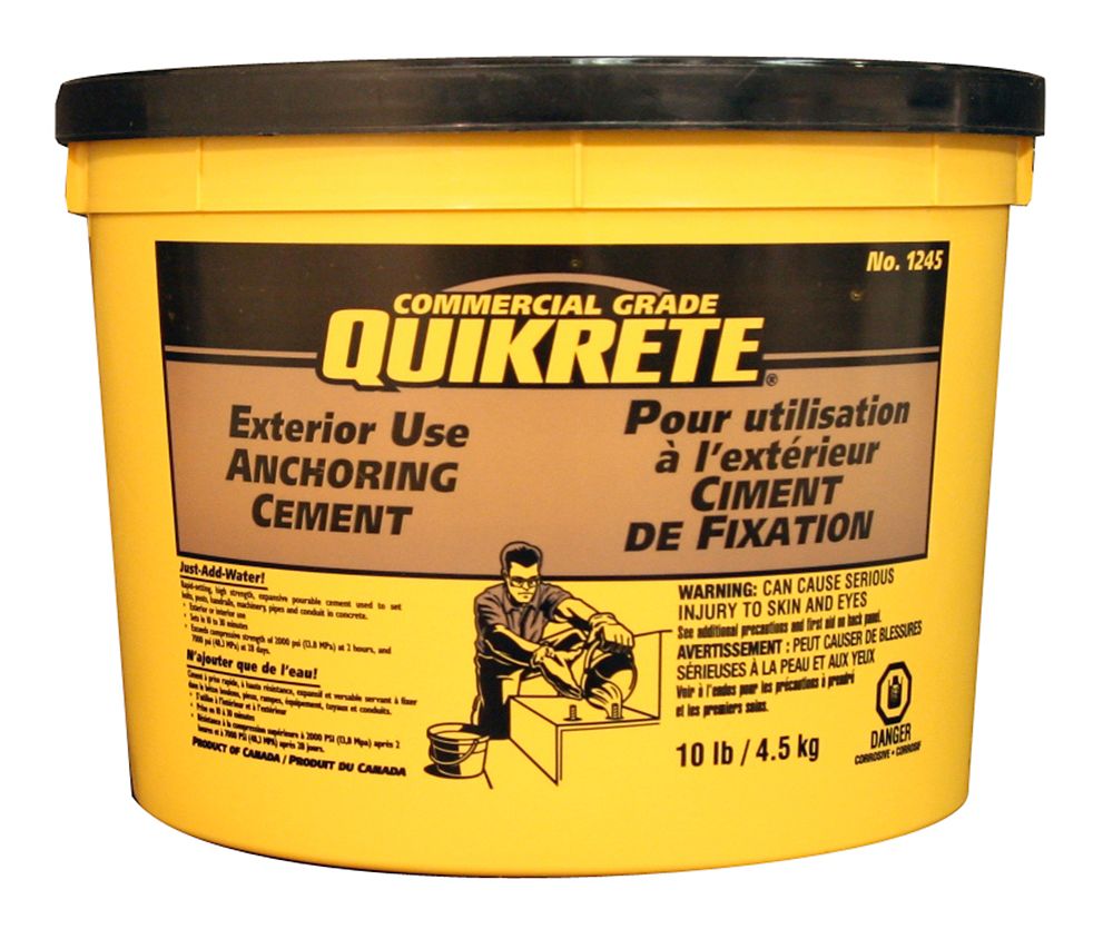 Quikrete Anchoring Cement 4.5kg | The Home Depot Canada