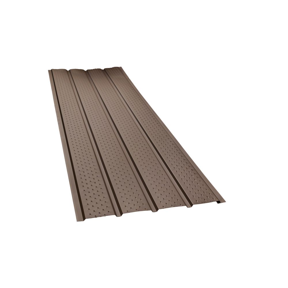 Peak Products 4Panel Vented Soffit, 10 Ft. Brown The Home Depot Canada