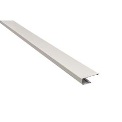 Peak Products Aluminum J-Trim - White - 10 Feet