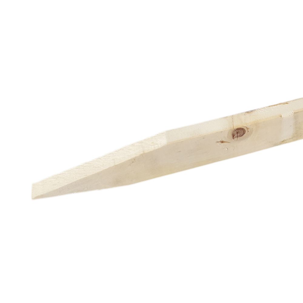 THD 1inch x 2inch x 18inch Pointed Wood Stakes (25Pack) The Home