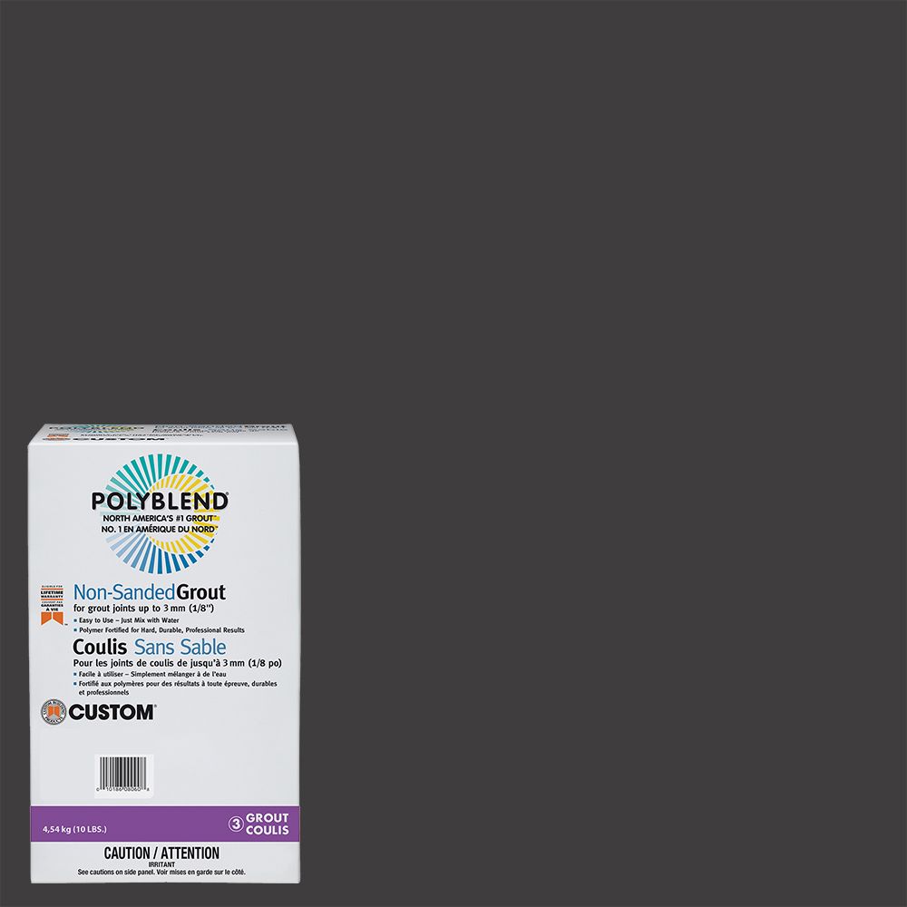 Custom Building Products NonSanded Ceramic Tile Caulk 60 Charcoal 310