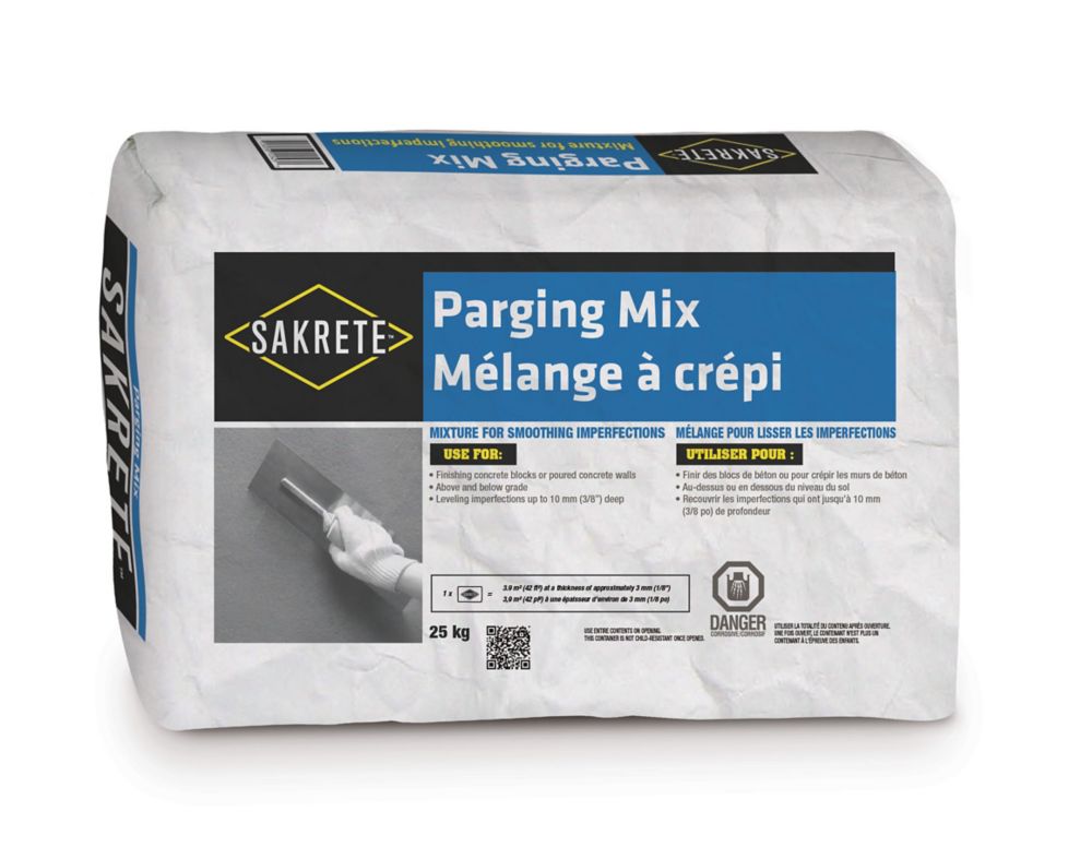SAKRETE Parging Mix, 25 KG The Home Depot Canada