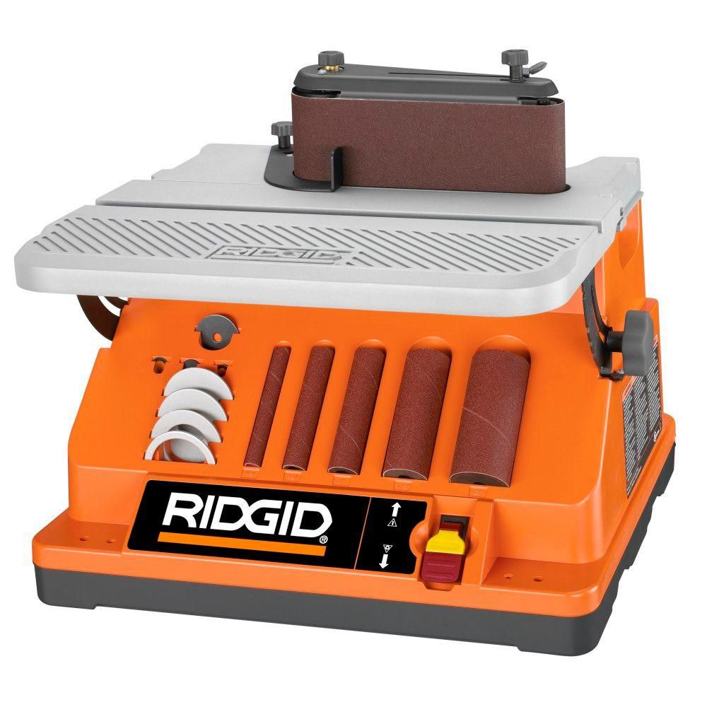 RIDGID Oscillating Edge/Belt Spindle Sander The Home Depot Canada
