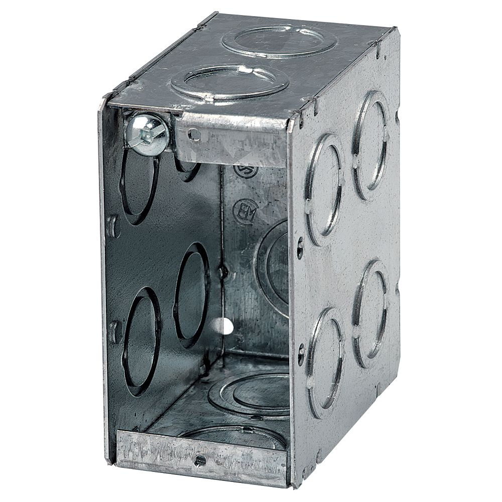 Iberville 31/2 In. Deep Masonry Box KO 1 Gang The Home Depot Canada